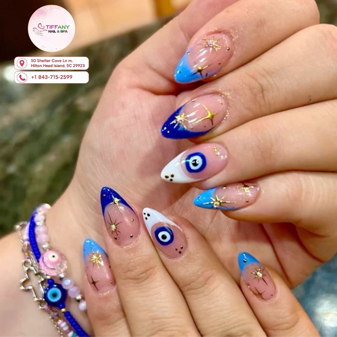 Tiffany Nails Spa nail work in Hilton Head Island, South Carolina